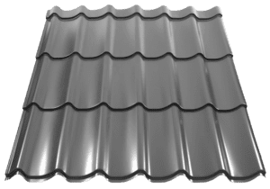 9006-argintiu-1 Tigla metalica CARETTA DAILY, Finisaj Lustro, argintiu lucios, grosime 0.40 mm