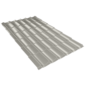 Attica-Lustro-Smart-RAL-9002-2 Tigla metalica CARETTA ATTICA, Finisaj Lustro, alb lucios, grosime 0.50mm